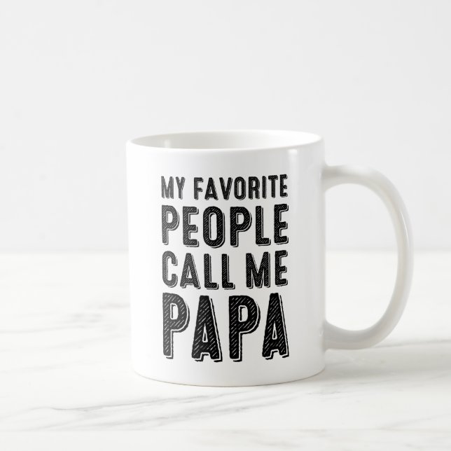 My Favourite People Call Me Papa Mug (Right)