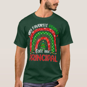My Favourite People Call Me Principal Christmas T-Shirt