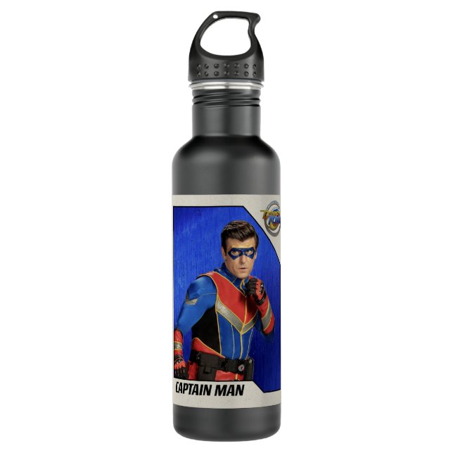My Favourite People Captain Man Unisex Boy Girl Gi 710 Ml Water Bottle (Front)