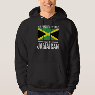 My Favourite People Jamaican Jamaican Flag Hoodie