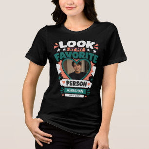 My Favourite Person Custom Couple Tri-Blend Shirt