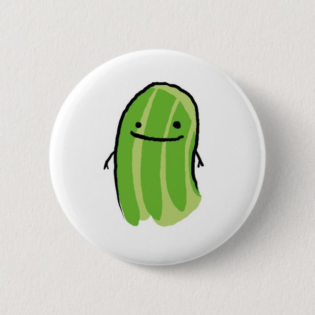 My favourite pickle 6 cm round badge (Front)