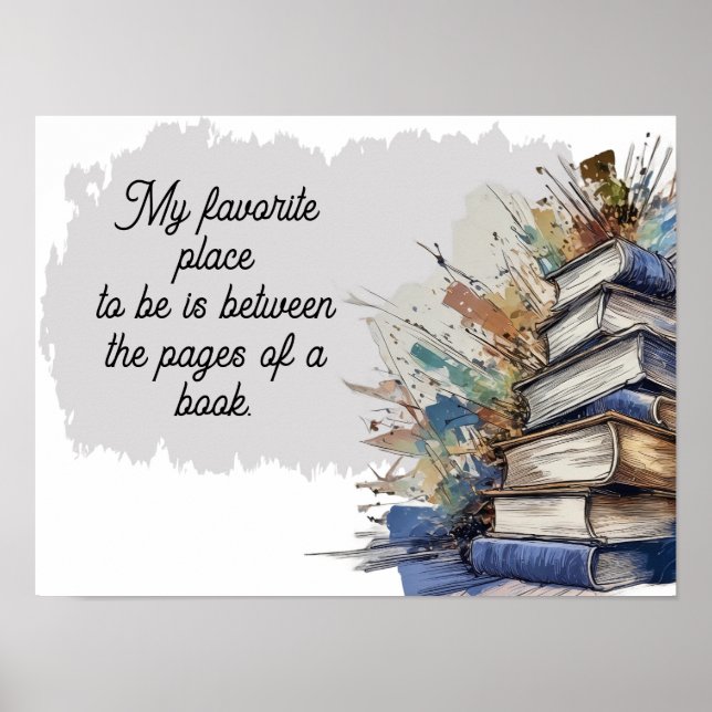 My favourite place to be poster (Front)