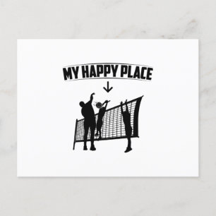 My Favourite Place Volleyball Player Gift Idea Postcard