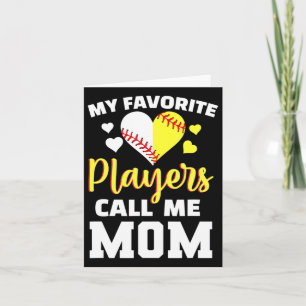 My Favourite Player Call Me Mum Sell Heart Mothers Card
