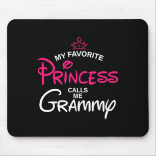 My Favourite Princess Calls Me Grammy Daughter Fat Mouse Pad