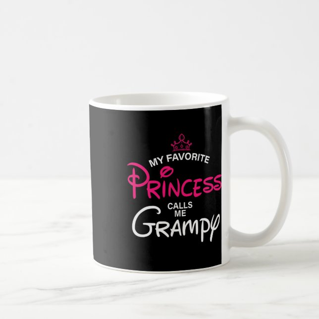 My Favourite Princess Calls Me Grampy Daughter Fat Coffee Mug (Right)