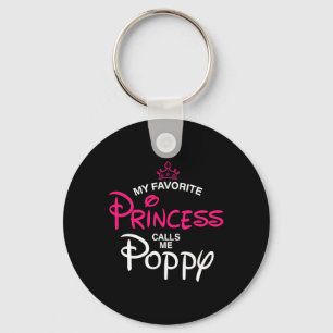 My Favourite Princess Calls Me Poppy Daughter Fath Key Ring
