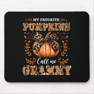 My Favourite Pumpkins Call Me Grammy Thanksgiving Mouse Pad