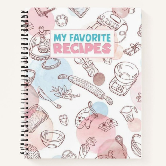 My Favourite Recipes Notebook (Front)
