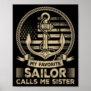 My Favourite Sailor Calls Me Sister Sailor Sister  Poster