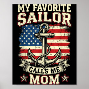 My Favourite Sailor Calls Mum Mum Poster