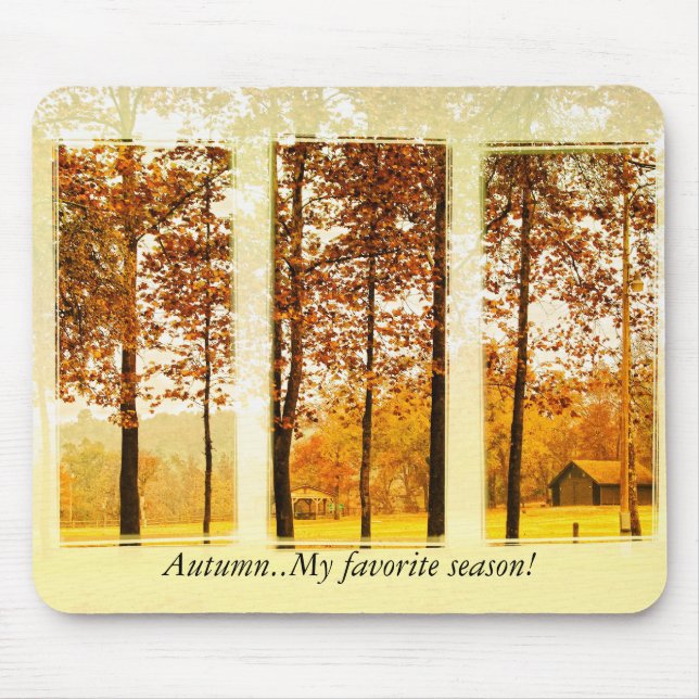 My favourite season! mouse pad (Front)
