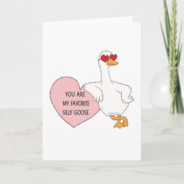 My Favourite Silly Goose Card (Front)