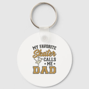 My Favourite Skater Calls Me Dad Vintage Shirt_1 Key Ring