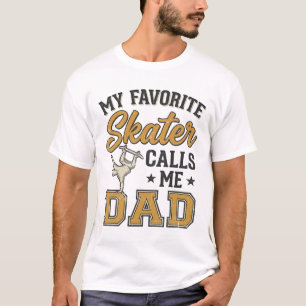 My Favourite Skater Calls Me Dad Vintage Shirt_1 T-Shirt