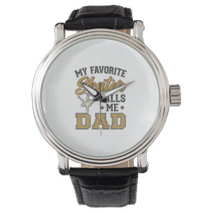 My Favourite Skater Calls Me Dad Vintage Shirt_1 Watch
