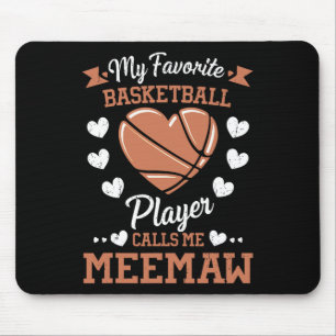 My Favourite Sketll Player Calls Me Meemaw Mouse Pad