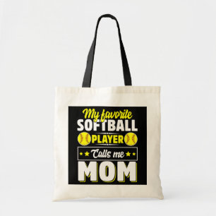 My Favourite Softball Player Calls Me Mum Mother's Tote Bag