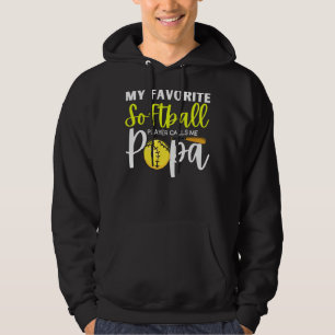 My Favourite Softball Player Calls Me Papa For Da Hoodie