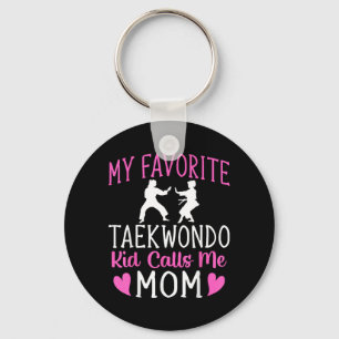My Favourite Taekwondo Kid Calls Me Mum Key Ring