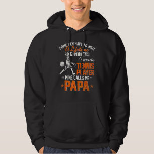 My Favourite Tennis Player Calls Me Papa Cricket D Hoodie