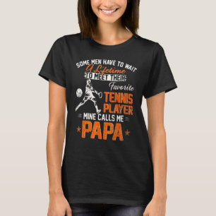 My Favourite Tennis Player Calls Me Papa Cricket D T-Shirt