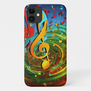 My Favourite Tune: Musical Notes and Lyrics Design iPhone 11 Case