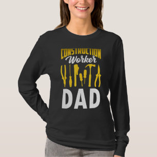 My Favourite Veteran Is My Dad Construction Worker T-Shirt