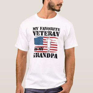 My favourite veteran is my grandpa T-Shirt