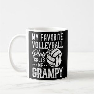 My Favourite Volleyball Player Calls Me Grampy Coffee Mug