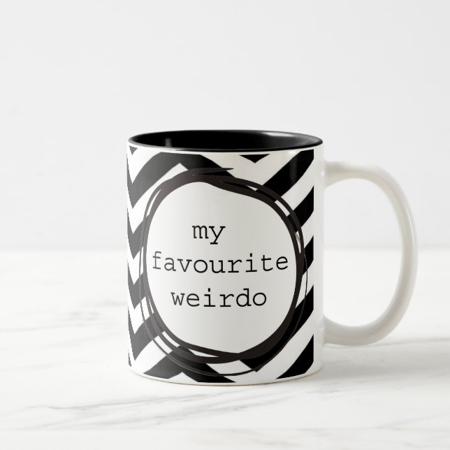 My favourite weirdo Two-Tone coffee mug (Right)