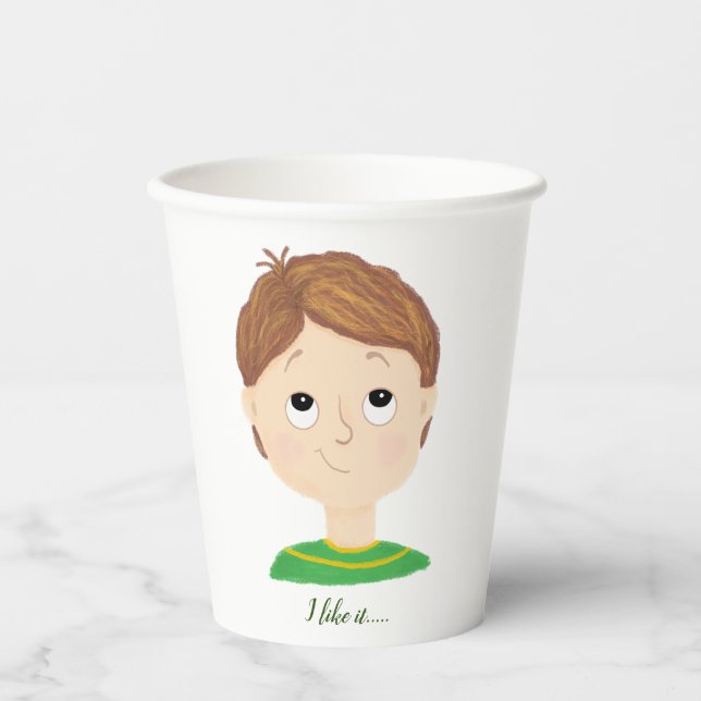 My Feelings Emotions Chart  Paper Cups (Front)