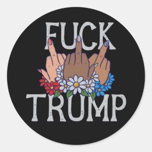 My Feelings on Donald Trump United we Stand Classic Round Sticker