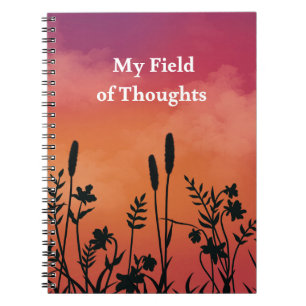 My Field of Thoughts - Sunset Nature Journal