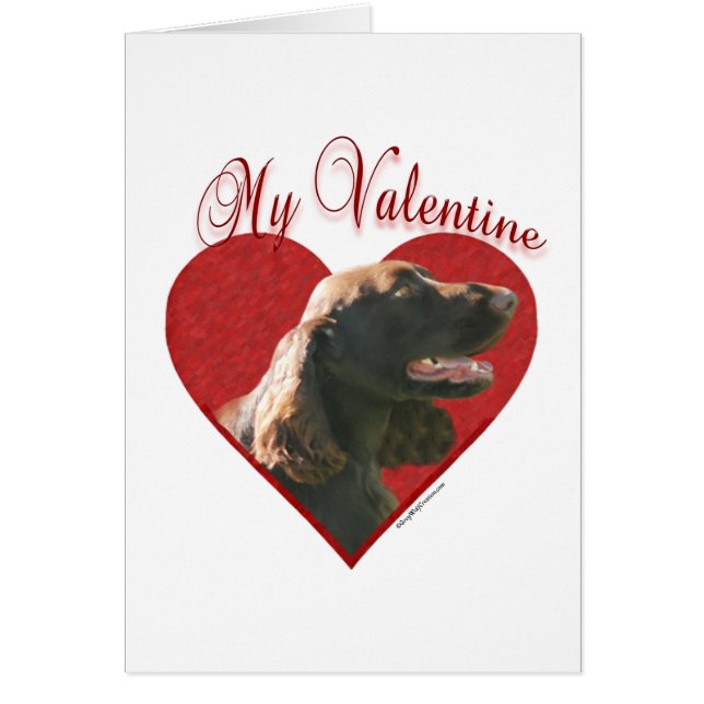 My Field Spaniel Valentine (Front)