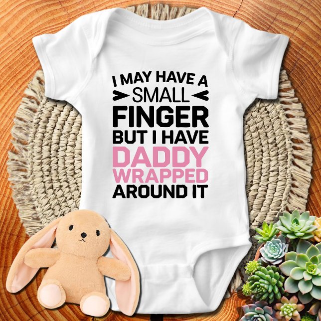 My fingers may be small but I already have Daddy Baby Bodysuit (Creator Uploaded)