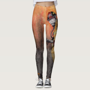 My Firefighter Is Hot Leggings Personalise NAME
