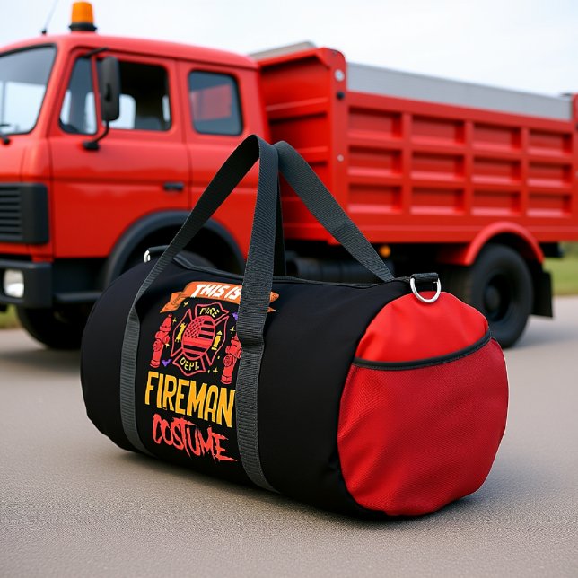My Fireman Costume Halloween Duffle Bag (Creator Uploaded)