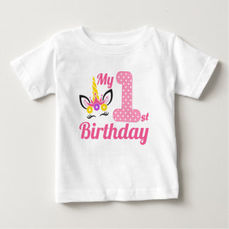 My First 1st Birthday Unicorn T-Shirt