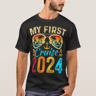 My First 2024 Cruise Trip Kids Vacation Matching F T-Shirt