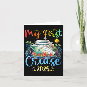 My First 2025 Cruise Trip Kids Vacation Matching F Card