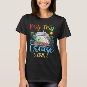 My First 2025 Cruise Trip Kids Vacation Matching F T-Shirt
