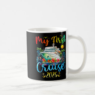 My First 2026 Cruise Trip Kids Vacation Matching F Coffee Mug
