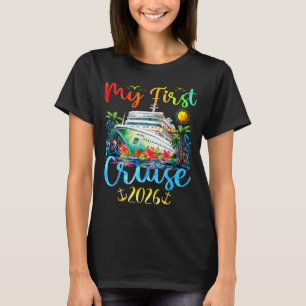 My First 2026 Cruise Trip Kids Vacation Matching F T-Shirt