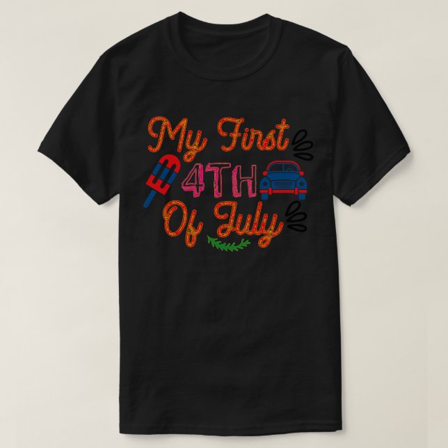 my first 4th of july T-Shirt (Design Front)