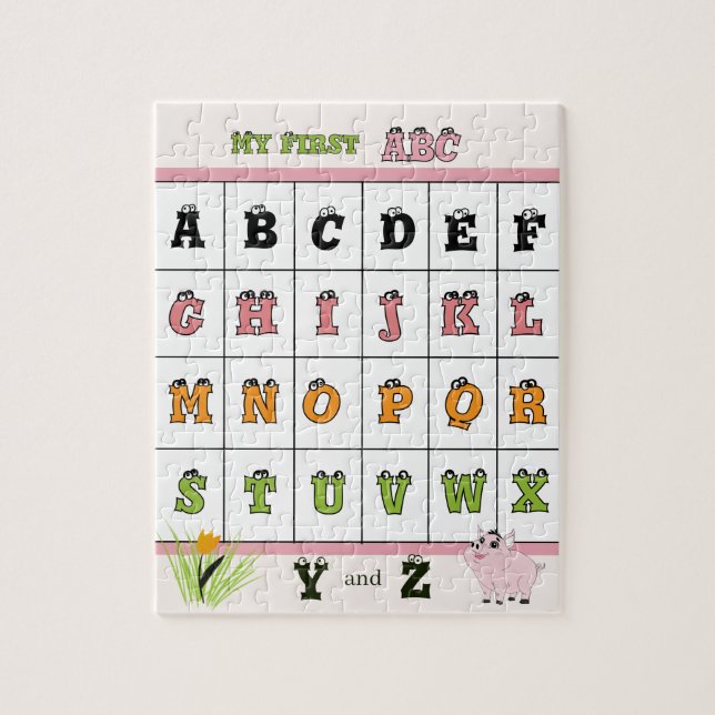 My First ABC Piggy Puzzle (Vertical)