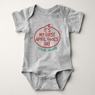 My First April Fool’s Day Baby Bodysuit