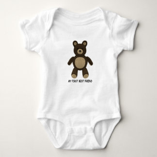 MY FIRST BEST FRIEND BABY BODYSUIT