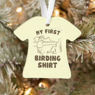 My First Birding Shirt Ornament